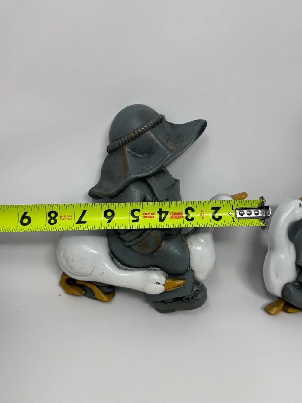 Grey Goose Couple Figurine Set with White Geese - Home Accents